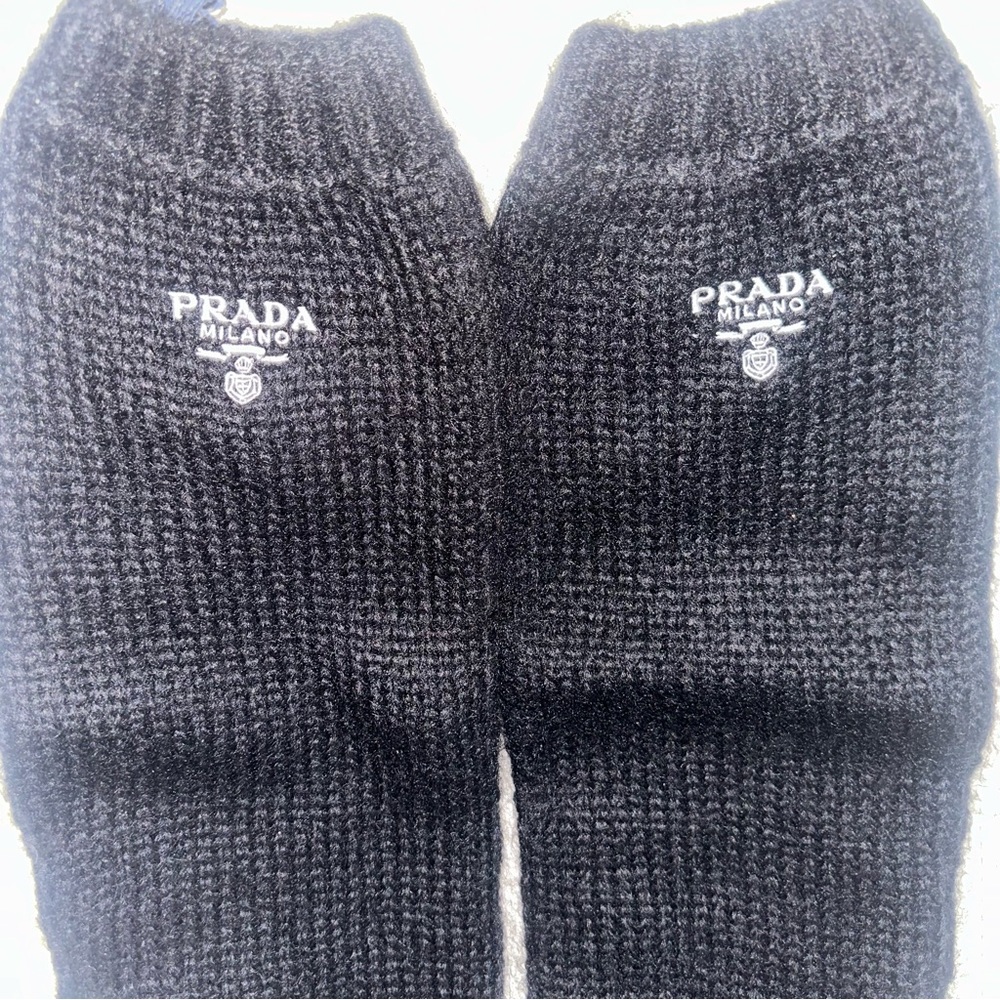 Prada Black Leg Warmers - Picture 2 of 6